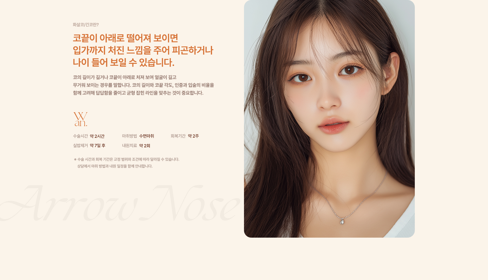 완성형외과 코수술